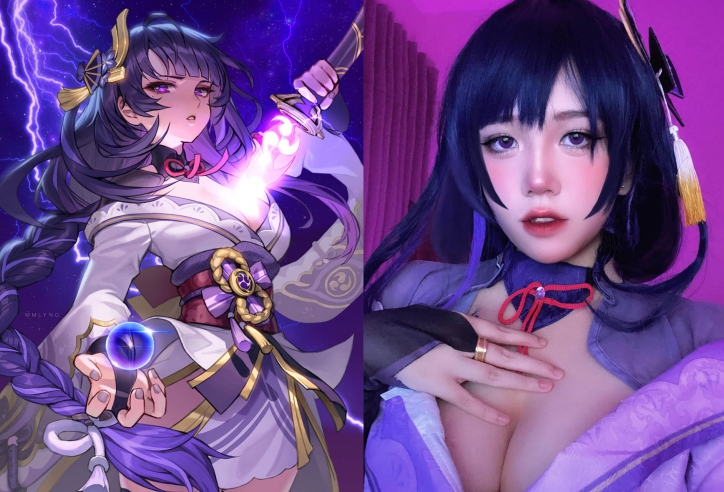 Nữ game thủ Việt cosplay Raiden Shogun trong Genshin Impact