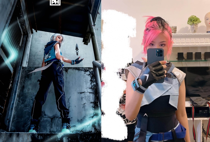 Nữ game thủ xinh đẹp cosplay đặc vụ Jett trong Valorant
