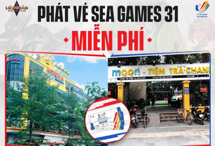 Địa điểm phát vé xem các bộ môn eSports tại SEA Games 31