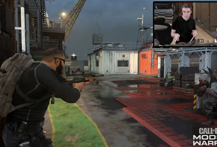 Nam streamer sáng tạo ra cách chơi game bằng đàn và trống