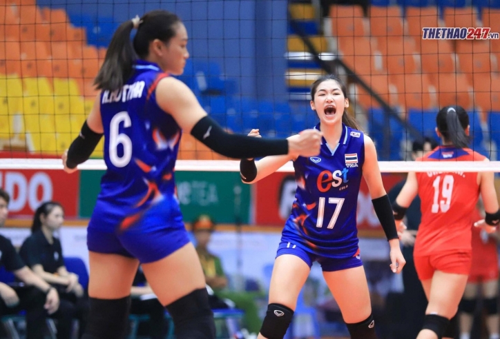 Trực tiếp bóng chuyền nữ Philippines 1-0 U21 Thái Lan: Vắng chủ lực, Thái Lan lâm nguy