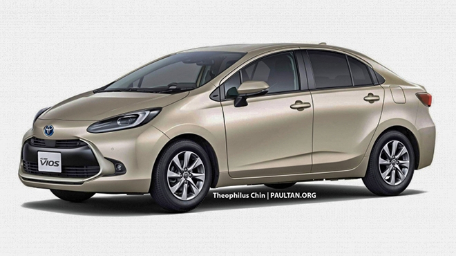 Rò rỉ thiết kế đột phá của Toyota Vios thế hệ mới, đe nẹt Accent, City