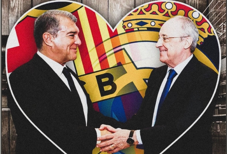 Chủ tịch Perez phát biểu 'bất ngờ' về Barca trước thềm La Liga khởi tranh