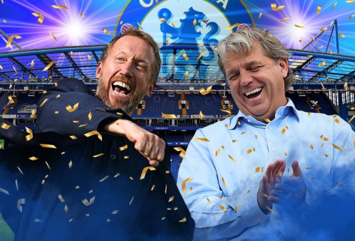 Vừa 'đá bay' Tuchel, Graham Potter đã 'xưng vua xưng tướng' tại Chelsea