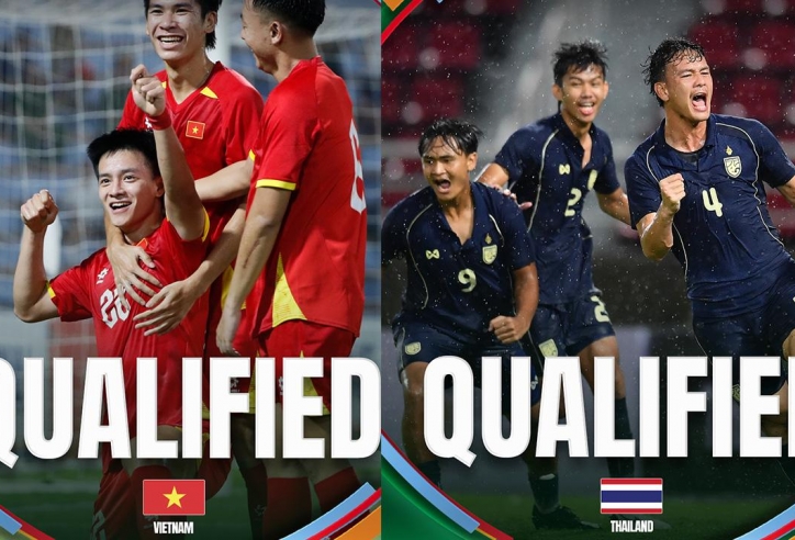 BXH các đội nhì bảng Vòng loại U23 châu Á 2026