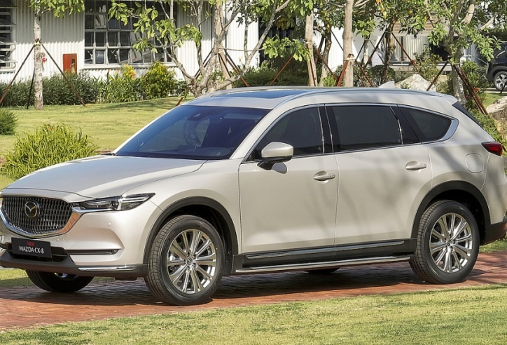 Cận cảnh Mazda CX-8 vừa ra mắt tại Việt Nam: có bản 6 chỗ đặc biệt sang trọng
