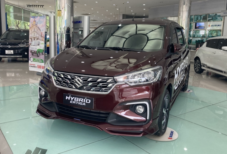 Suzuki Ertiga hybrid chốt lịch ra mắt vào 28/9, giá dự dự kiến từ 539 triệu đồng