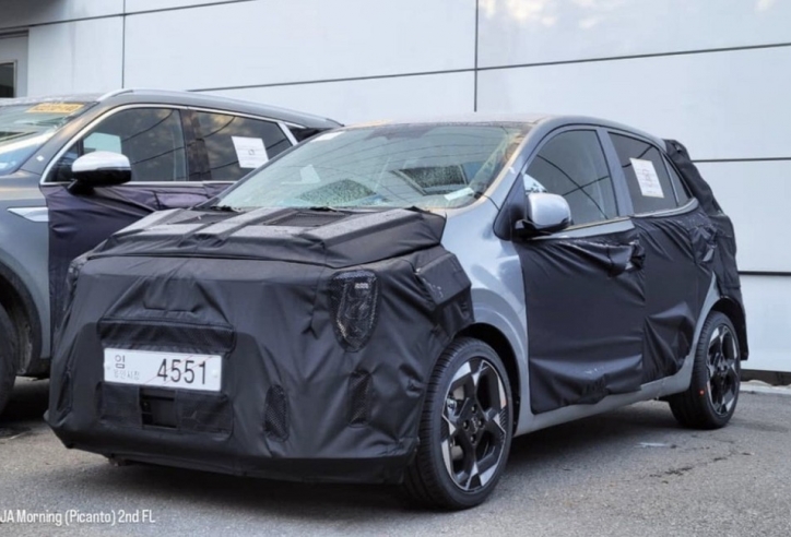 Kia Morning 2024 lần đầu lộ diện, thiết kế như xe điện EV9