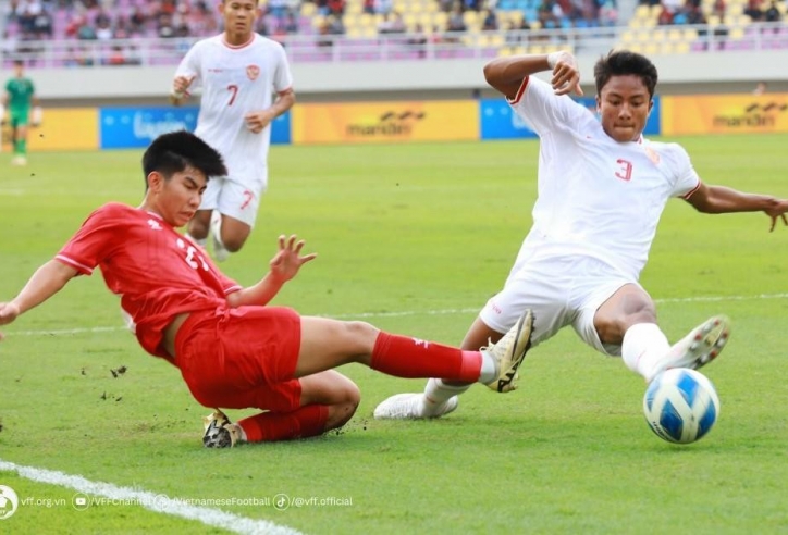 U16 Việt Nam thua đậm 5 bàn trước U16 Indonesia