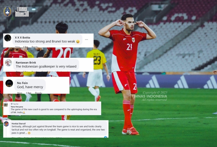 CĐV Đông Nam Á thốt lên về trận U23 Indonesia thắng 8-0