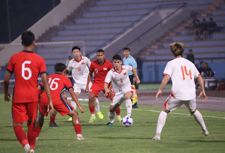 Trực tiếp U23 Việt Nam 0-0 U23 Singapore: Dồn lên tấn công