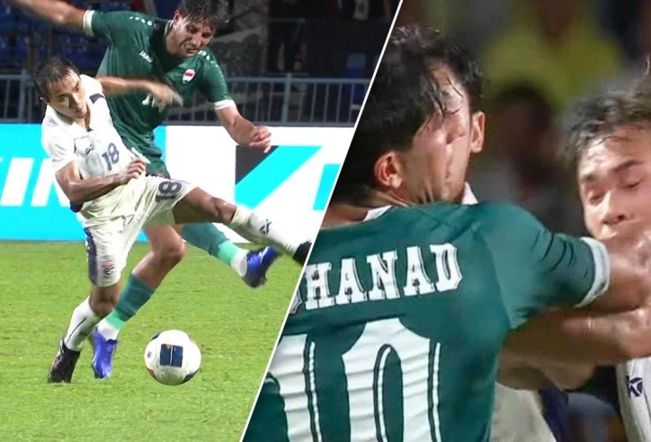 Supachok lên tiếng về việc 'tay chân' với cầu thủ Iraq bảo vệ Chanathip