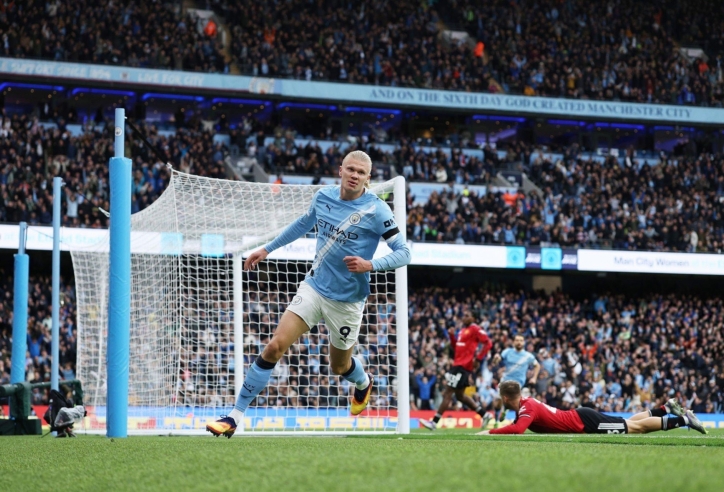 Haaland rực sáng, Man City đè bẹp Man Utd