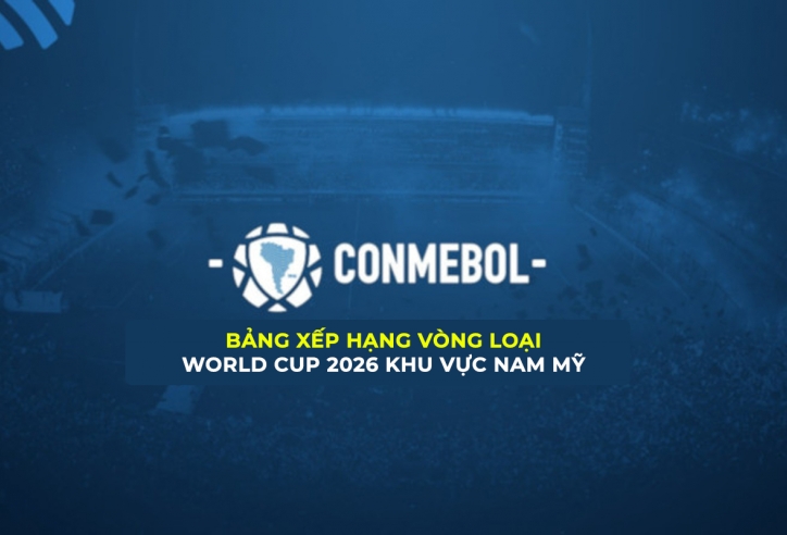 Bảng xếp hạng vòng loại World Cup 2026 Nam Mỹ: Argentina xong nhiệm vụ