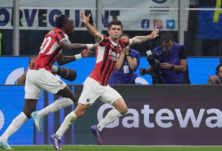 AC Milan thắng thuyết phục Inter Milan nhờ bàn thắng phút cuối