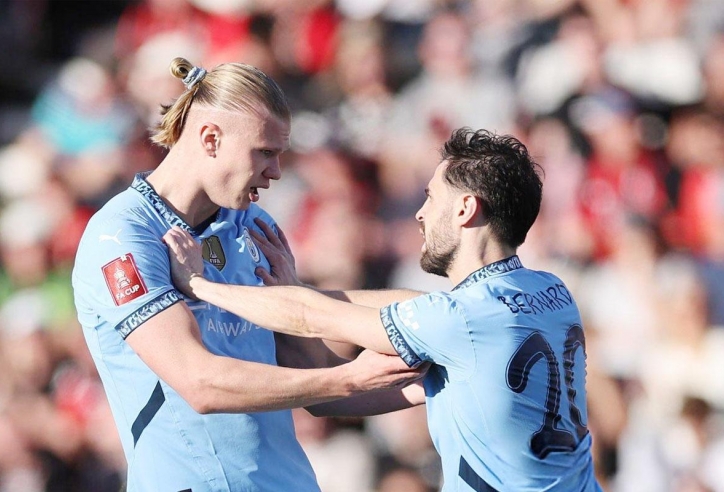Haaland nổ sung, Man City vào bán kết FA Cup