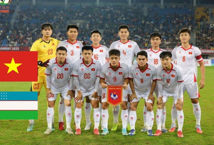 Chưa đá phút nào, U22 Việt Nam đã nhỉnh hơn Uzbekistan ở 1 thống kê