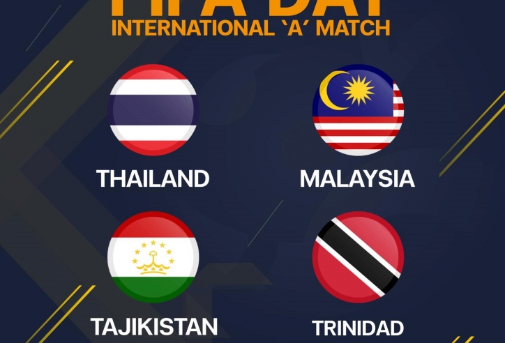 ĐT Thái Lan chốt 3 khách mời King's Cup, đều ngoài top 100 FIFA