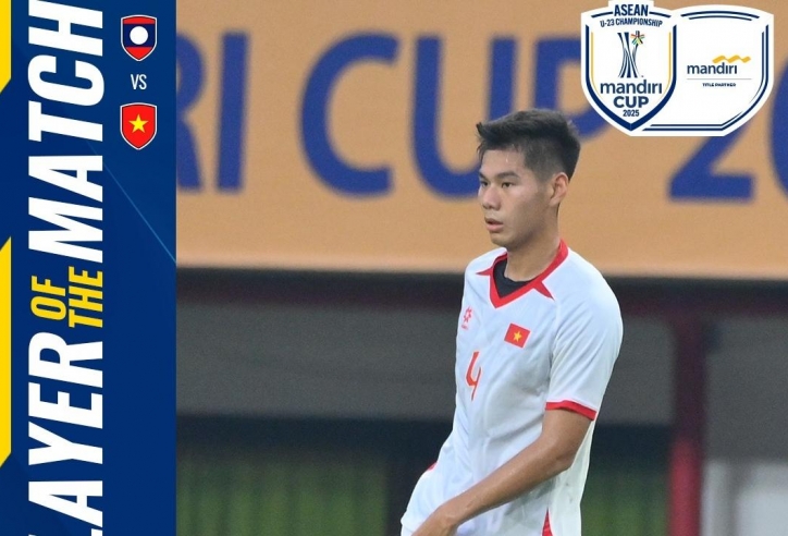 AFF vinh danh 1 cầu thủ U23 Việt Nam sau trận thắng Lào