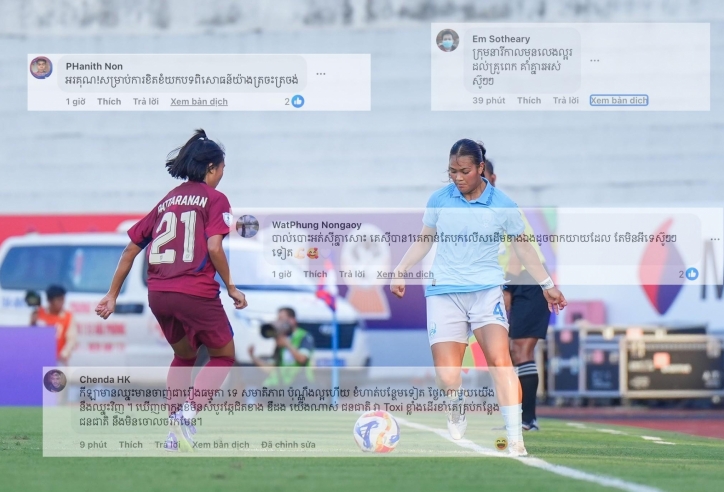 CĐV Campuchia thốt lên 1 điều khi thua đậm Thái Lan 0-7