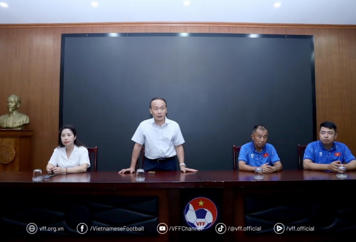 VIDEO: VFF động viên U16 nữ Việt Nam trước giải ĐNÁ
