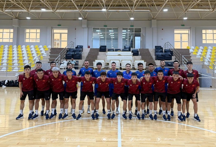ĐT futsal Việt Nam sẵn sàng cho trận gặp Kuwait