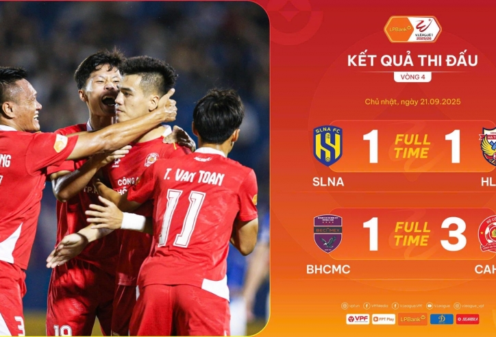 CA TP HCM vươn lên mạnh mẽ ở vòng 4 V-League