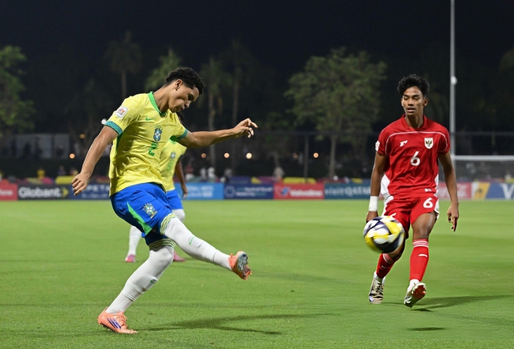 Trực tiếp U17 Brazil 3-0 U17 Indonesia: Áp đảo