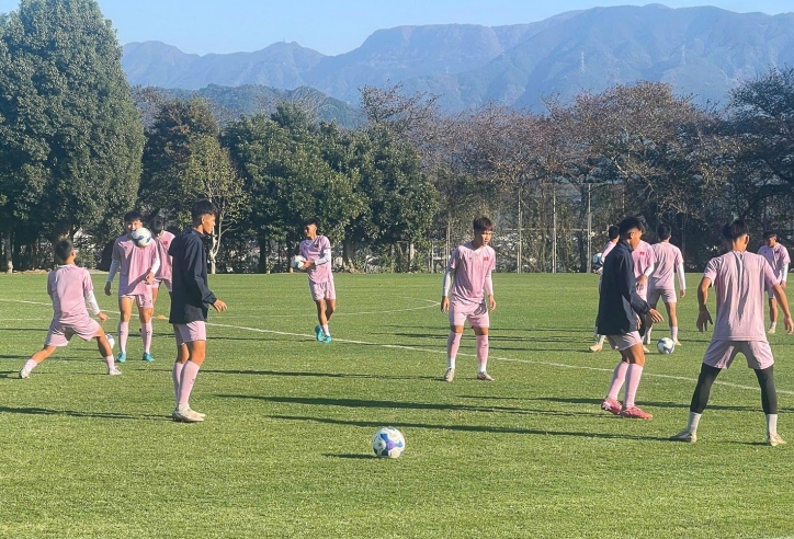 U17 Việt Nam có buổi tập đầu tiên tại Nhật Bản