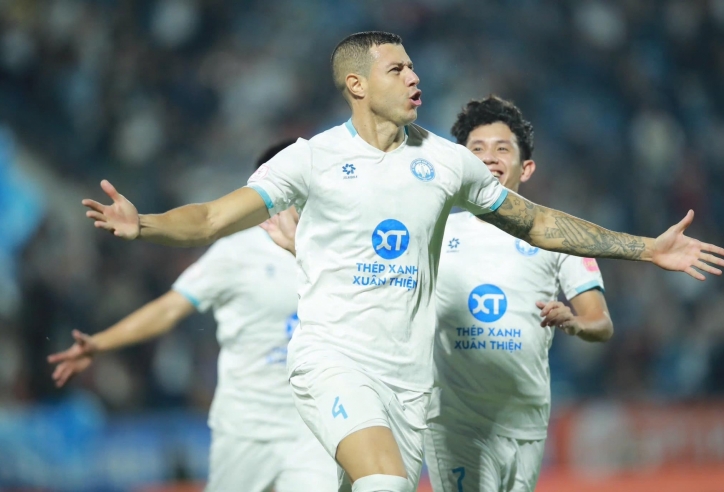 Trực tiếp Nam Định 1-0 Hà Nội: Chủ nhà mở điểm