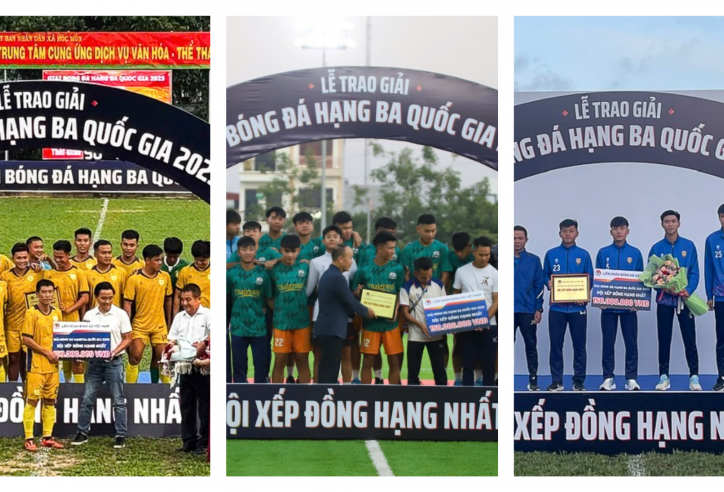 Chủ tịch VFF chúc mừng 3 CLB đồng hạng Nhất giải hạng 3