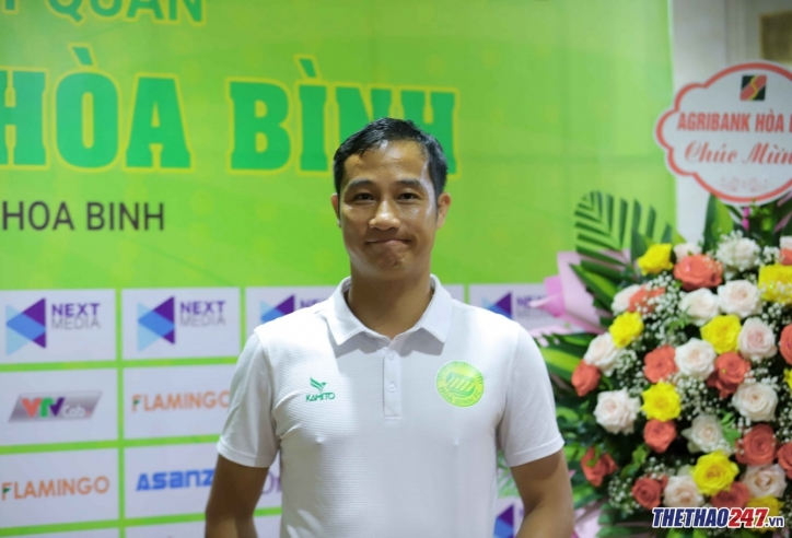 Bị HN.Vĩnh Phúc cầm hòa, HLV Hòa Bình khẳng định mục tiêu chỉ là trụ hạng