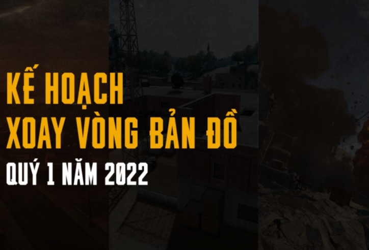 PUBG: Kế hoạch xoay tua bản đồ quý 1 2022