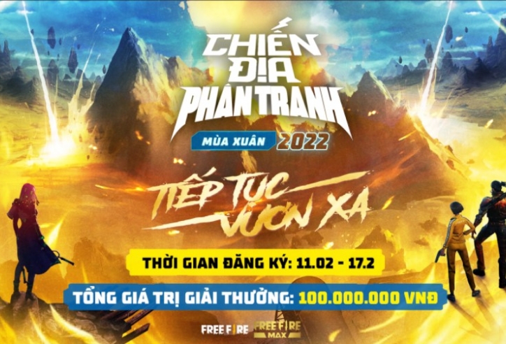 Free Fire: Chiến Địa Phân Tranh trở lại với tổng giải thưởng 100 triệu đồng