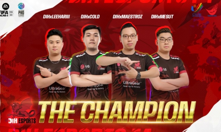 SEA Games 31: DIH Esports F4 đại diện Việt Nam tham gia tranh tài bộ môn FIFA Online 4