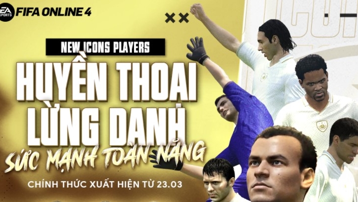 FIFA Online 4 đón chào sự góp mặt của 6 huyền thoại mới