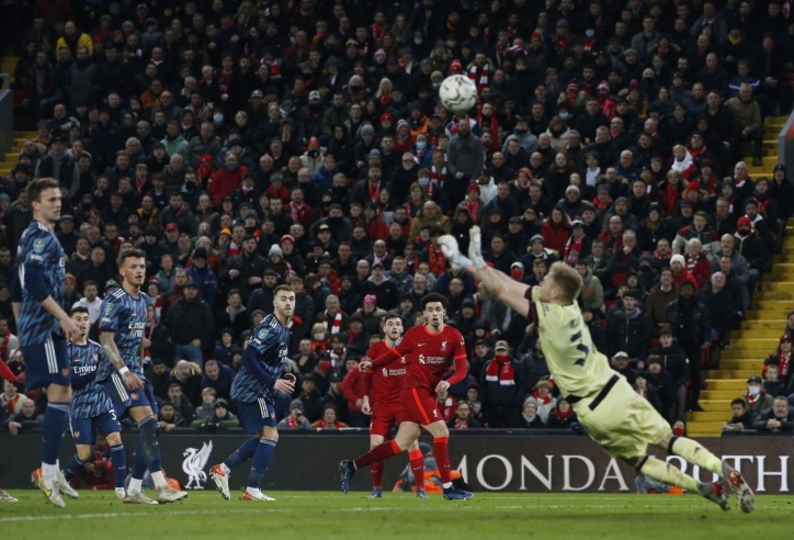 Diễn biến căng thẳng, đại chiến Arsenal đấu Liverpool bất phân thắng bại