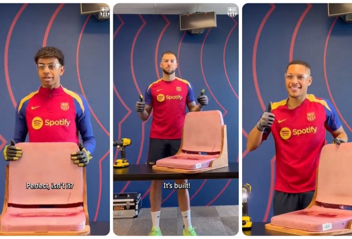 Thần đồng Barcelona bất ngờ trở thành ‘công nhân’, sửa ghế CLB để bán lấy tiền