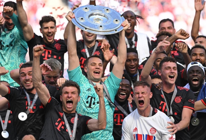 Câu chuyện về kỷ lục 11 năm vô địch Bundesliga của Bayern Munich