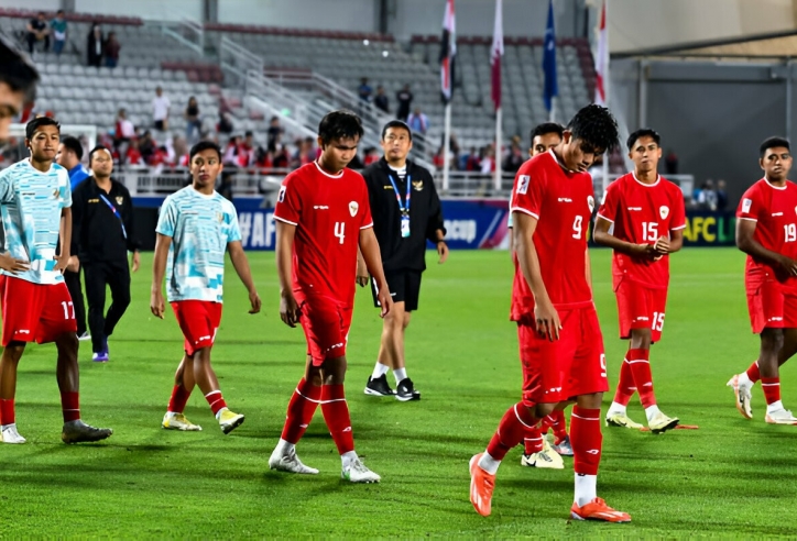 Chưa đá phút nào với Guinea, U23 Indonesia đã nhận ngay tin buồn