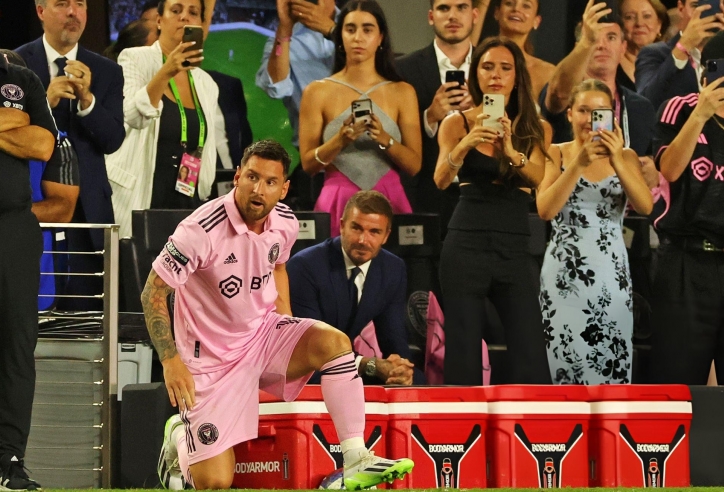 Miami vừa thua 1 trận, Beckham lập tức gặp riêng Messi