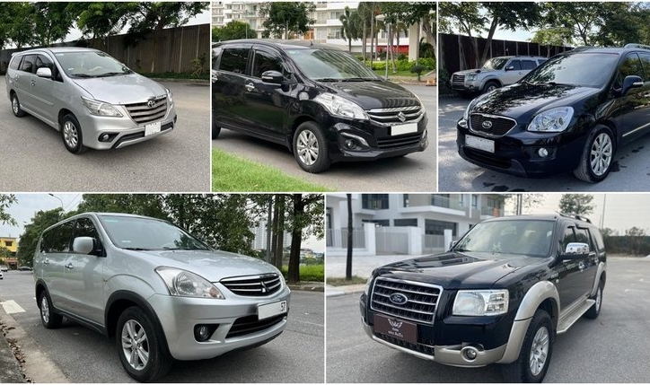 Top 5 dòng xe 7 chỗ cũ dưới 300 triệu bền bỉ nhất