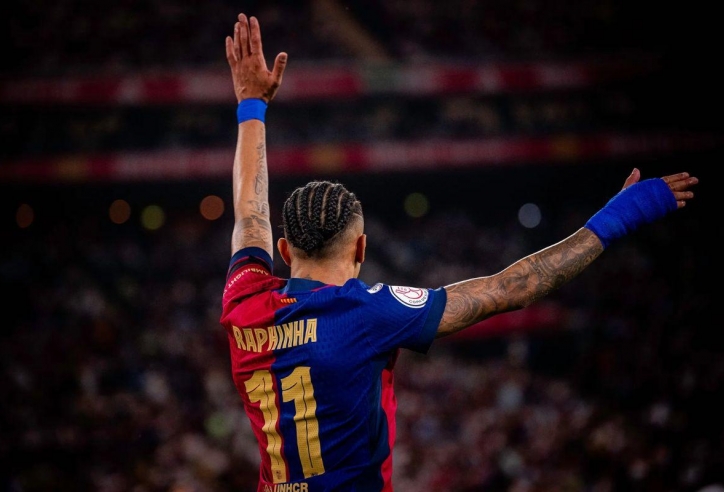 Công bố đoạn ghi âm VAR hủy 11m của Raphinha ở chung kết Copa del Rey