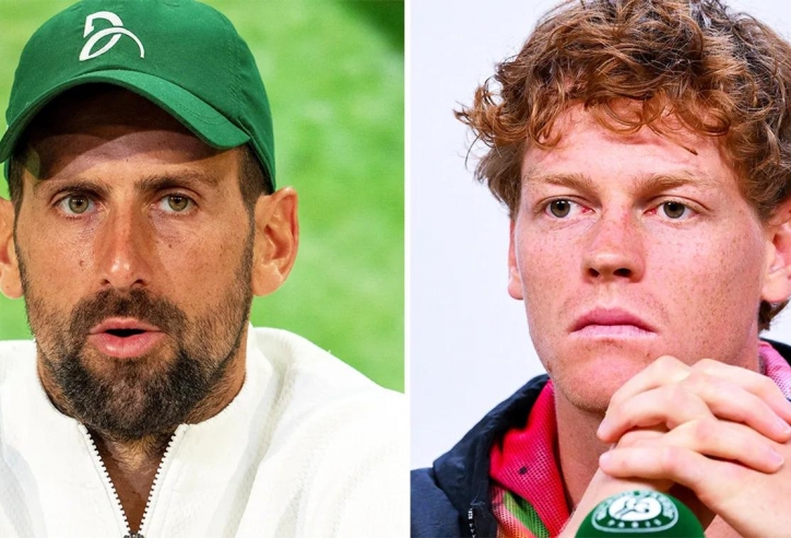 Người hâm mộ thất vọng trước tin về Djokovic và Sinner