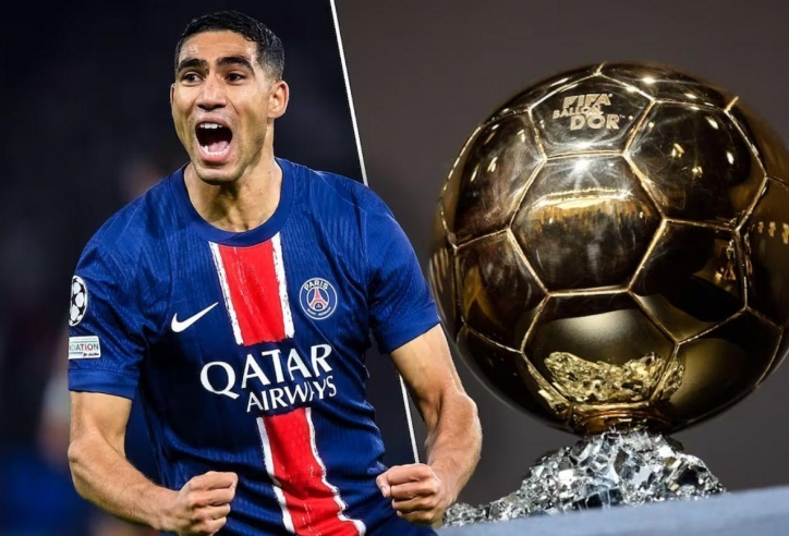 Achraf Hakimi: 'Tôi xứng đáng giành Quả bóng Vàng'