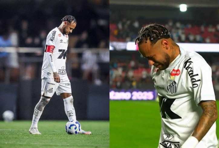 Neymar bật khóc sau thất bại nặng nề nhất sự nghiệp