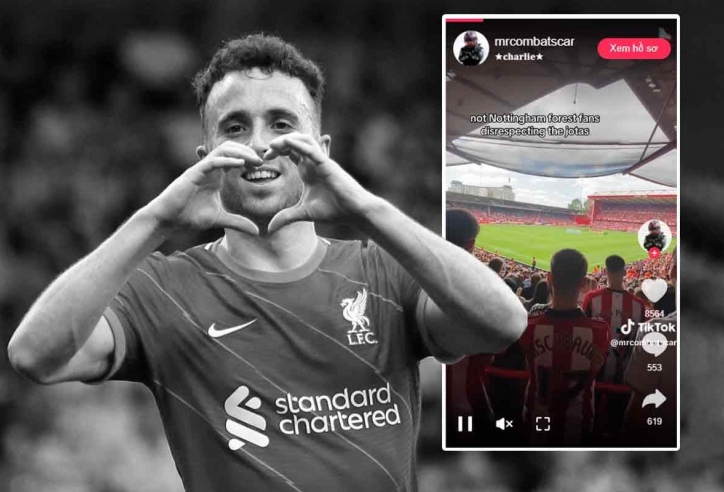 CĐV Nottingham Forest phẫn nộ, phản đối CLB tri ân Diogo Jota