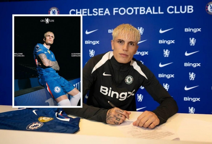 Garnacho chính thức gia nhập Chelsea