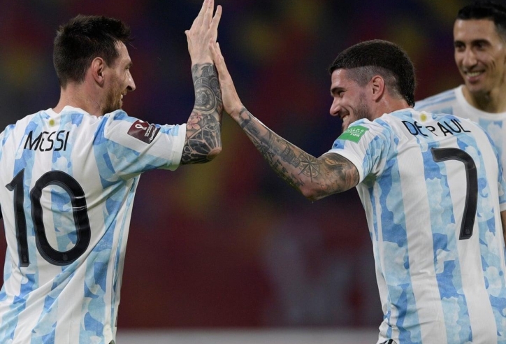Rodrigo De Paul: 'Lionel Messi đã giành được mọi thứ'