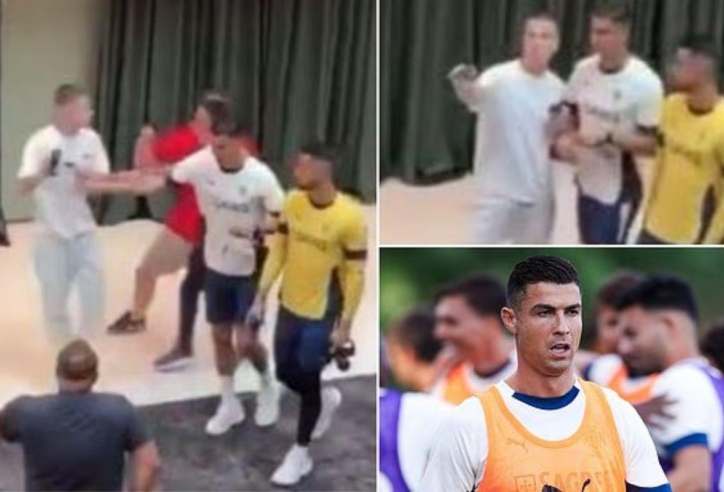 Ronaldo nổi giận, thẳng tay đẩy fan lao tới chụp ảnh tự sướng